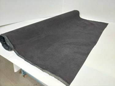 #2.表面撥水付きマイクロスエード/20ｓツイル合せ（純ブラック）